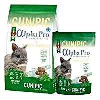 Cunipic Alpha Pro Comida Conejo Junior 2KG- Negro- Mediano
